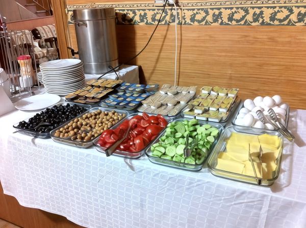 Turkish breakfast spread